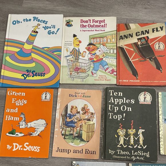 Vintage Book Dr. Seuss Children Books Mixed Lot Of 12 Homeschooling - Picture 2 of 8